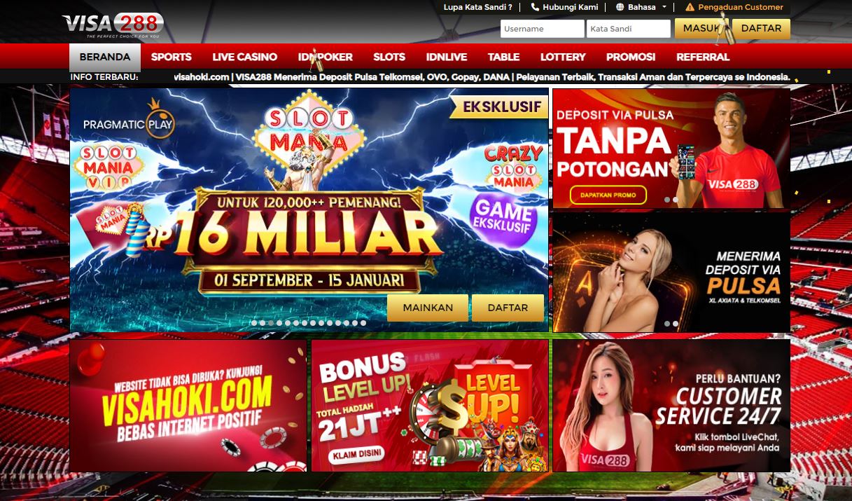 Why Visa288 Is the Best Casino Slot Agent in Indonesia